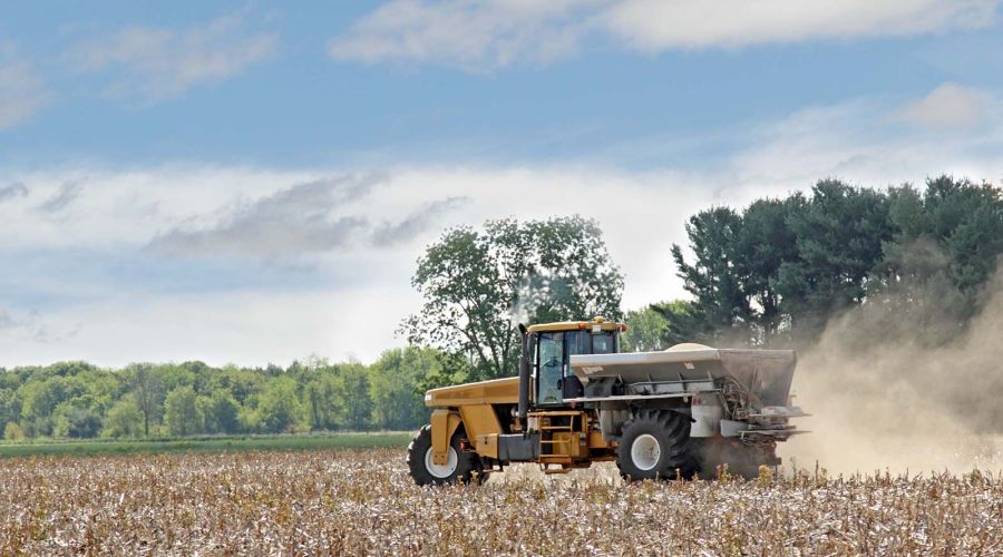 Harvex fall lime application