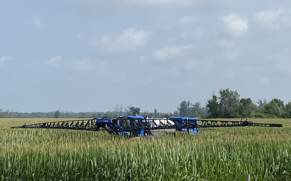 Harvex custom pesticide application