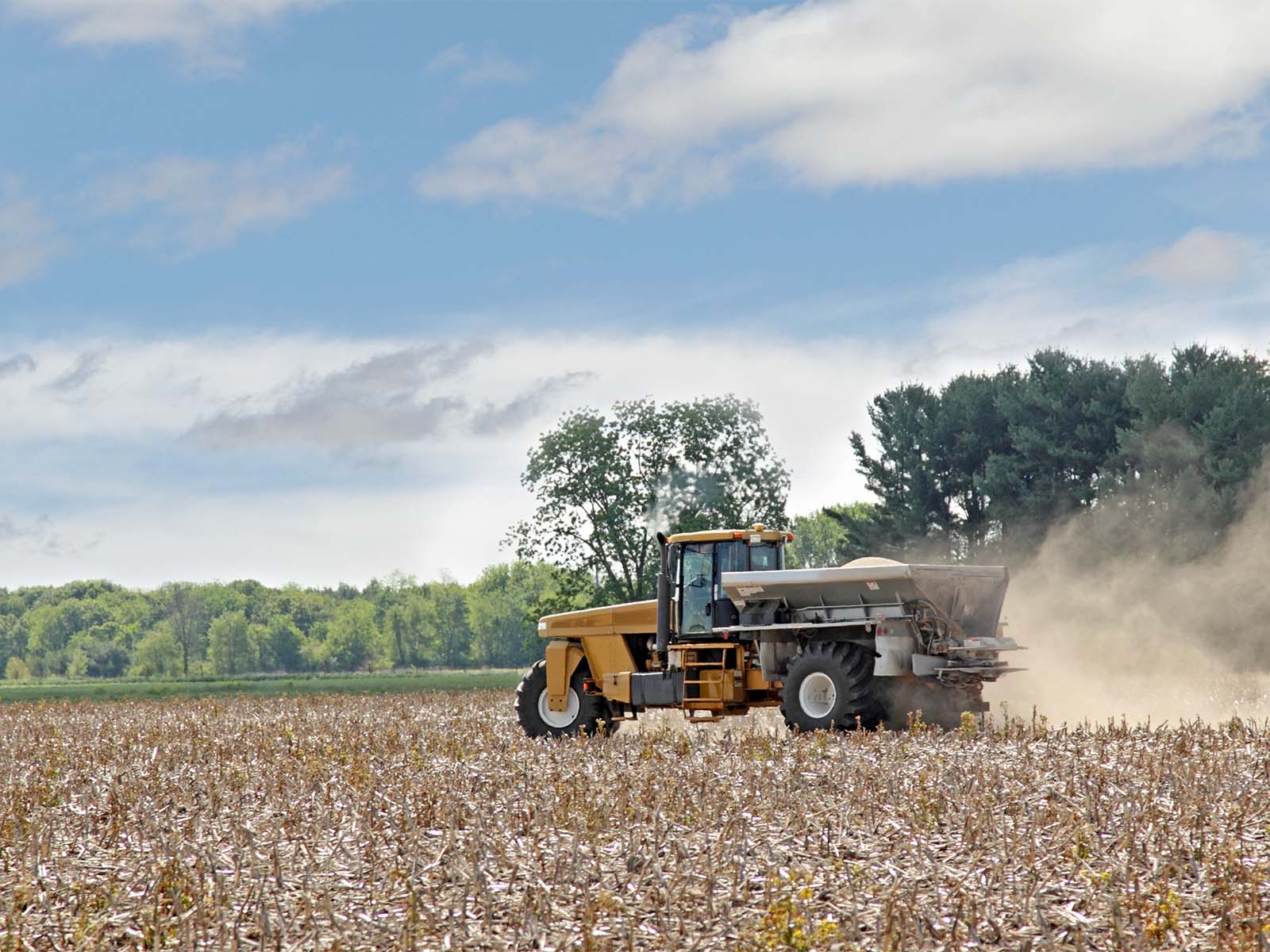 Harvex lime application