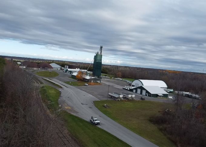 Harvex Agromart arial view of location