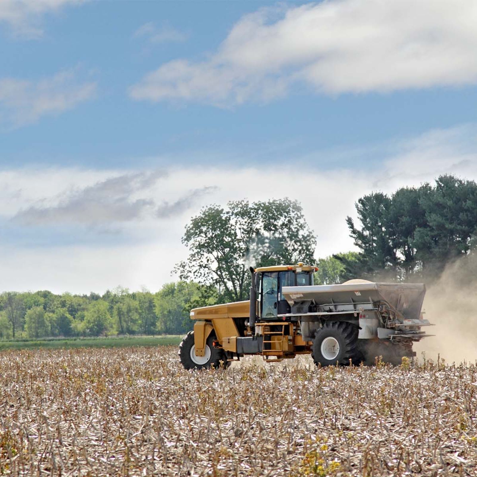 Harvex lime application